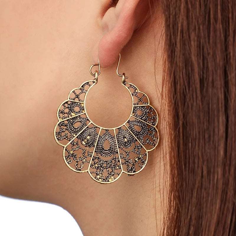Bohemian Ethnic Earrings | Handmade Statement Jewelry for Women - HalleBeauty